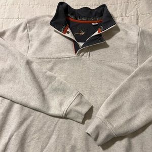 MEN’S ORVIS HALF ZIP PULLOVER SWEATER M